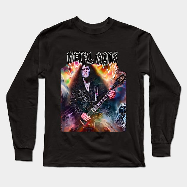 Metal Long Sleeve T-Shirt by MckinleyArt